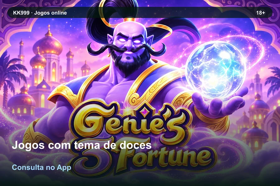 Jogos com tema de doces pelo celular: guia KK999, arte original KK999 em alta resolução