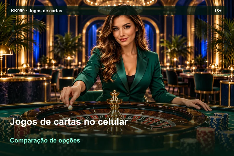 Jogos de cartas no celular: diferenças entre variantes | KK999, ilustração temática gerada por IA