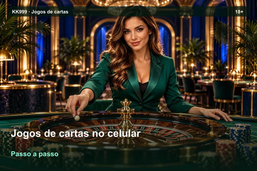 Jogos de cartas no celular na KK999: regras e conceitos, ilustração temática gerada por IA