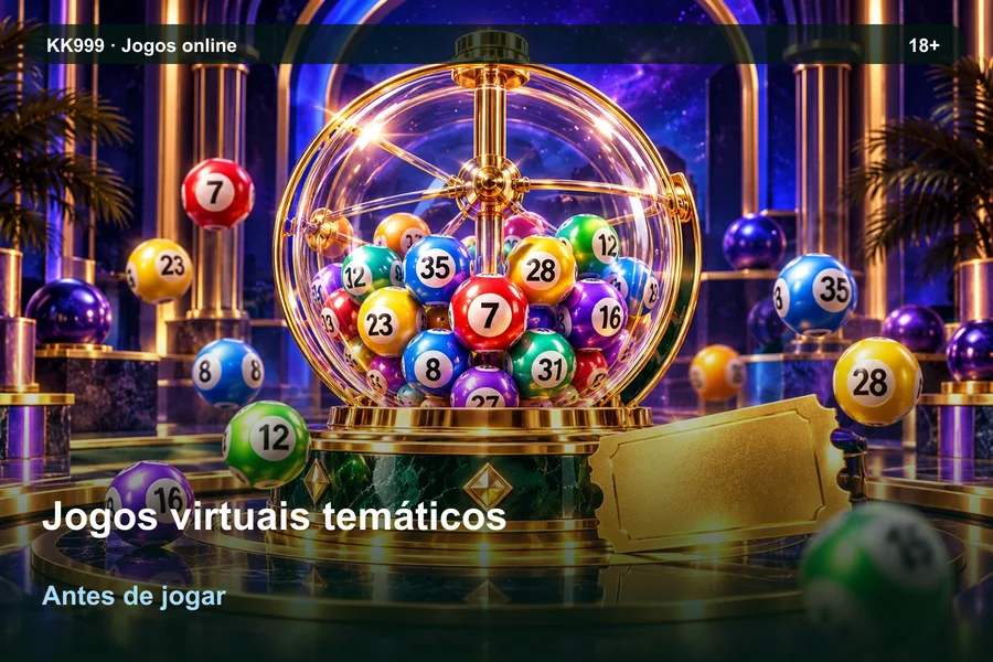 Jogos virtuais temáticos: primeiros passos no guia KK999, ilustração temática gerada por IA