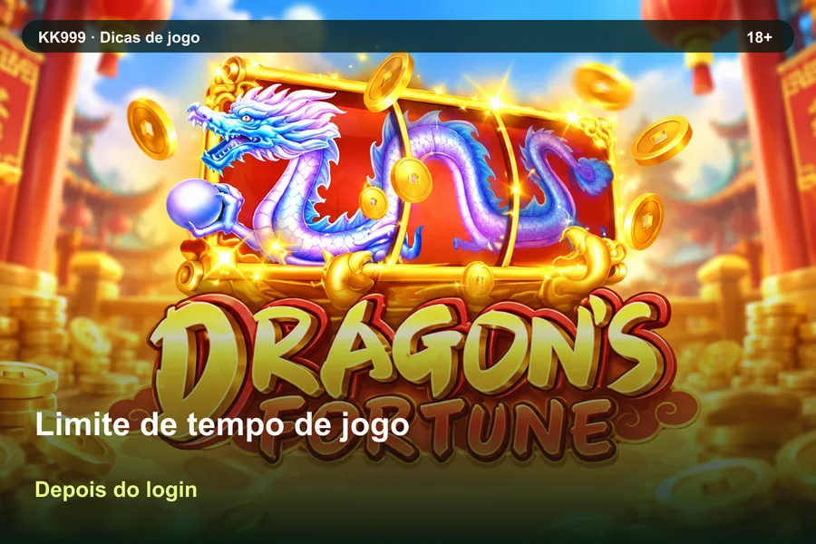 Limite de tempo de jogo: leitura antes de participar | KK999, arte original KK999 em alta resolução