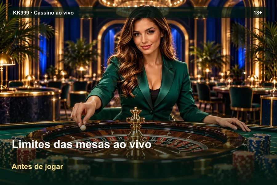 Limites das mesas ao vivo: primeiros passos no guia KK999, ilustração temática gerada por IA