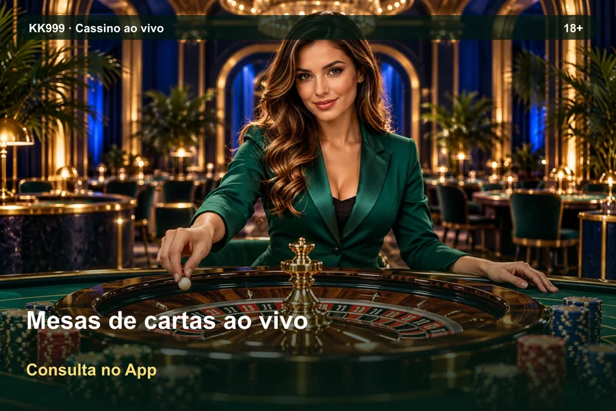 Mesas de cartas ao vivo pelo celular: guia KK999, ilustração temática gerada por IA