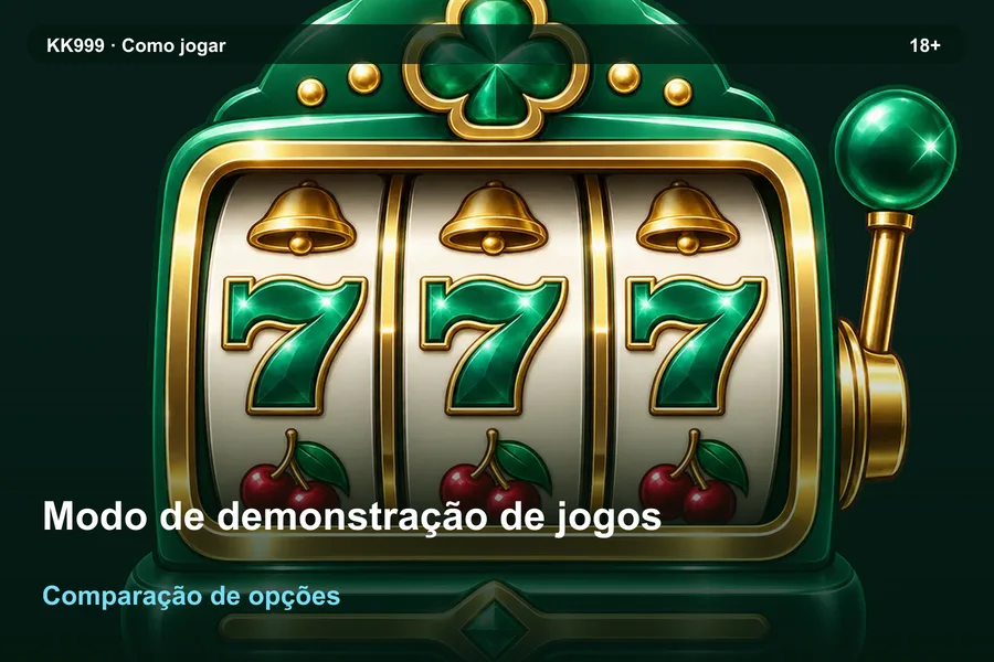 Modo de demonstração de jogos: diferenças entre variantes | KK999, arte original KK999 em alta resolução