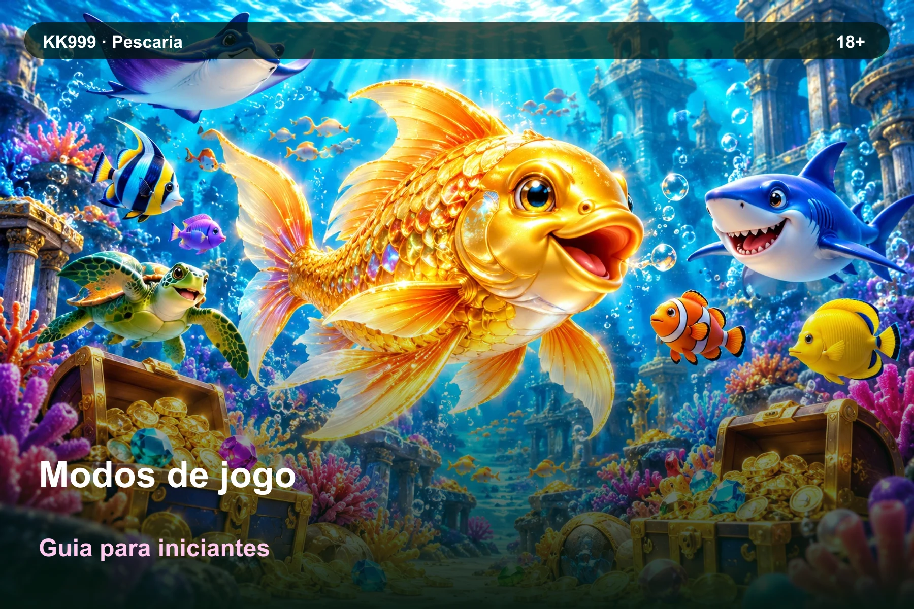 Modos de jogo: guia KK999 para iniciantes, ilustração temática gerada por IA