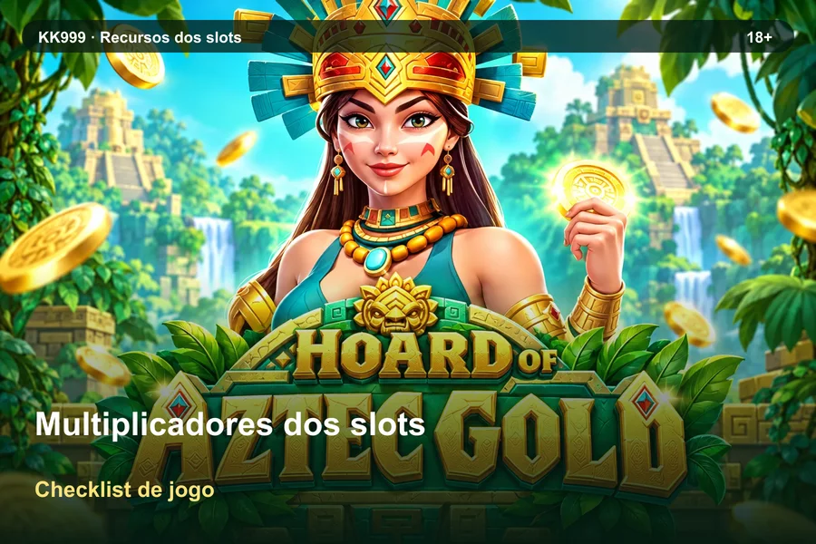 Multiplicadores dos slots: checklist de leitura KK999, arte original KK999 em alta resolução