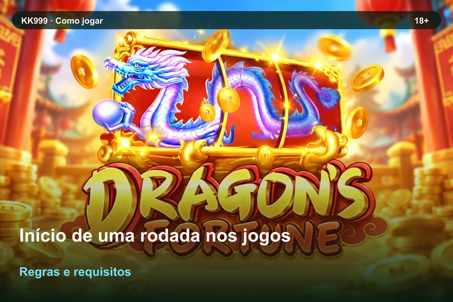 O que conferir sobre início de uma rodada nos jogos na KK999, arte original KK999 em alta resolução