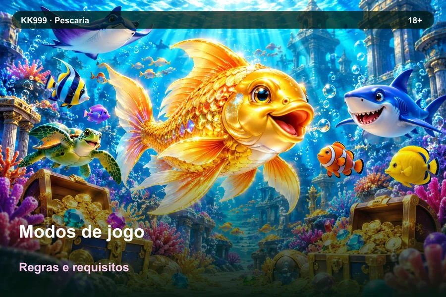 O que conferir sobre modos de jogo na KK999, ilustração temática gerada por IA