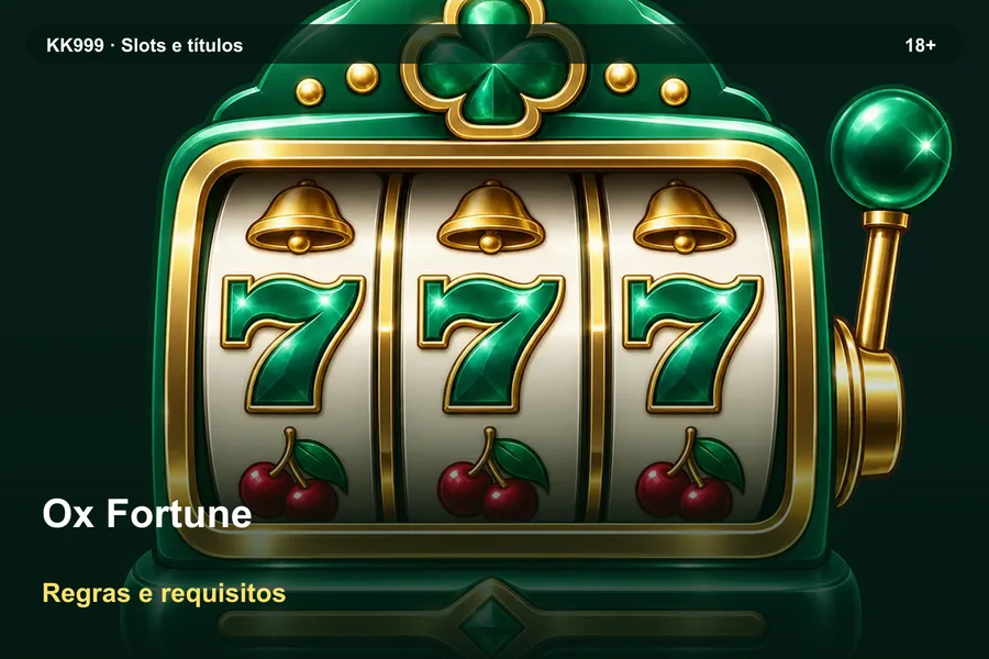 O que conferir sobre Ox Fortune na KK999, arte original KK999 em alta resolução