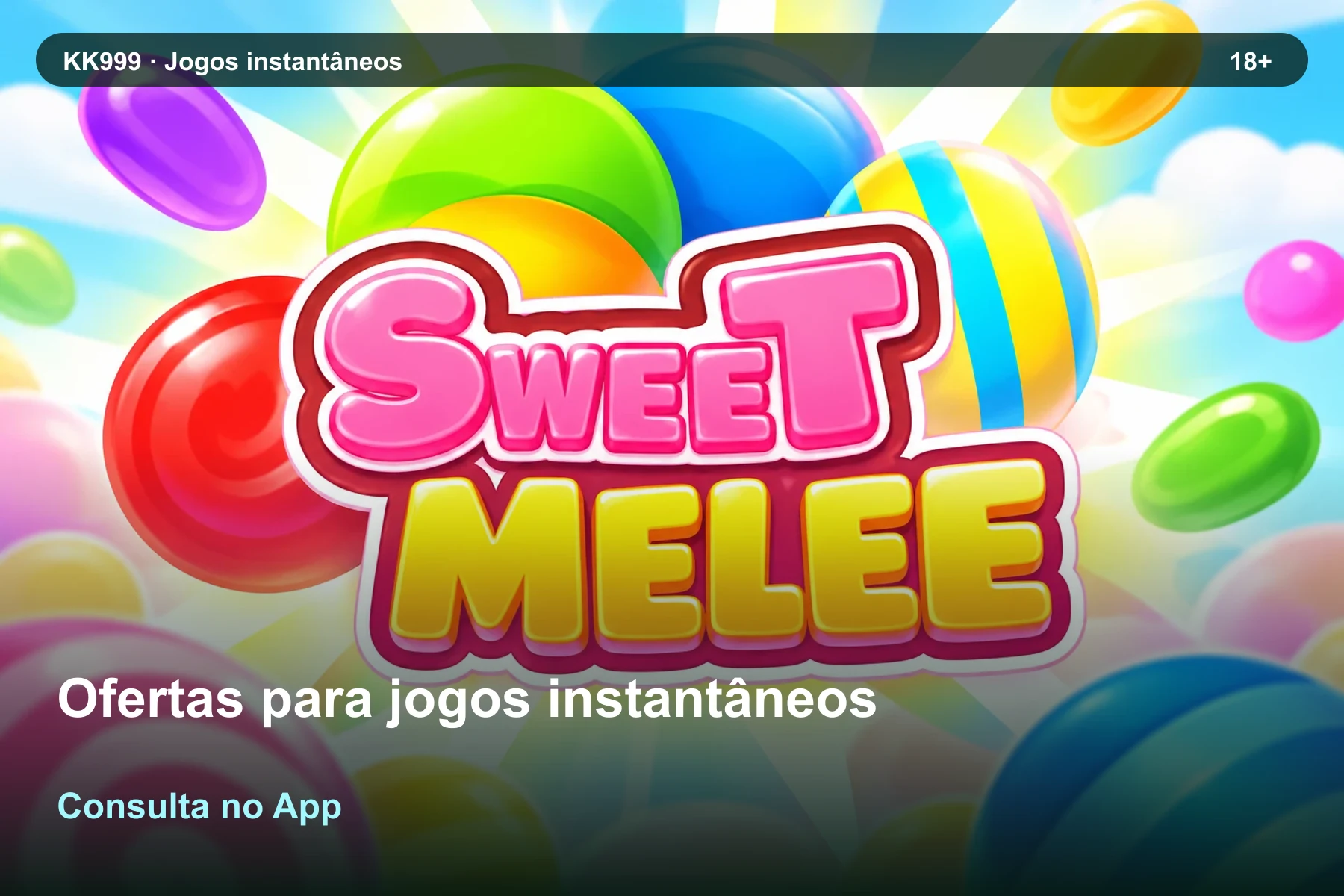 Ofertas para jogos instantâneos pelo celular: guia KK999, arte original KK999 em alta resolução