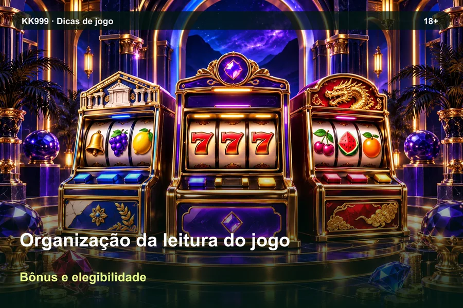Organização da leitura do jogo: recursos e limitações | KK999, ilustração temática gerada por IA