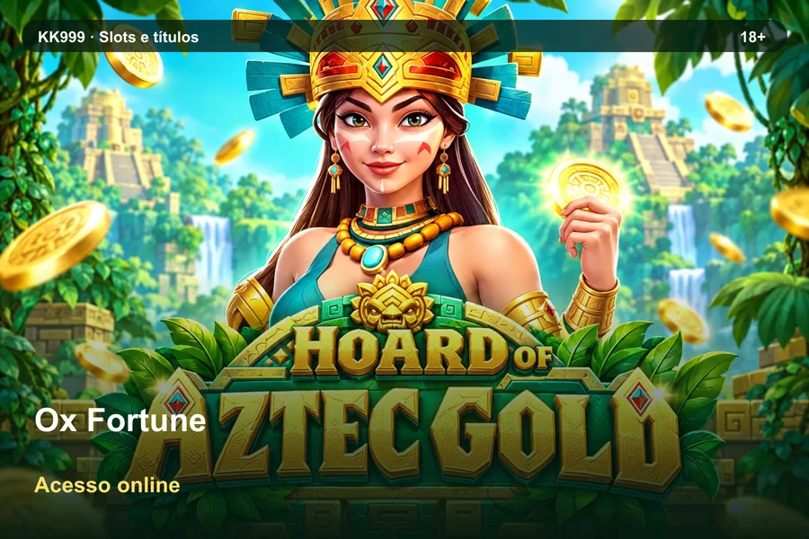 Ox Fortune online: o que observar na KK999, arte original KK999 em alta resolução