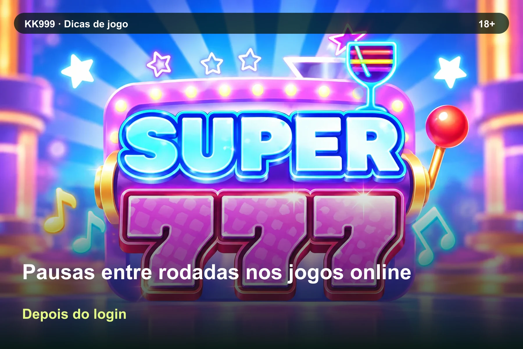 Pausas entre rodadas nos jogos online: leitura antes de participar | KK999, arte original KK999 em alta resolução