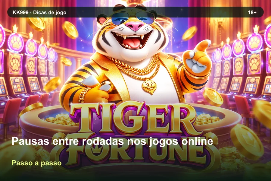 Pausas entre rodadas nos jogos online na KK999: regras e conceitos, arte original KK999 em alta resolução