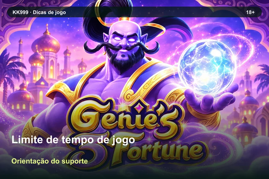Perguntas sobre limite de tempo de jogo: como pedir orientação | KK999, arte original KK999 em alta resolução