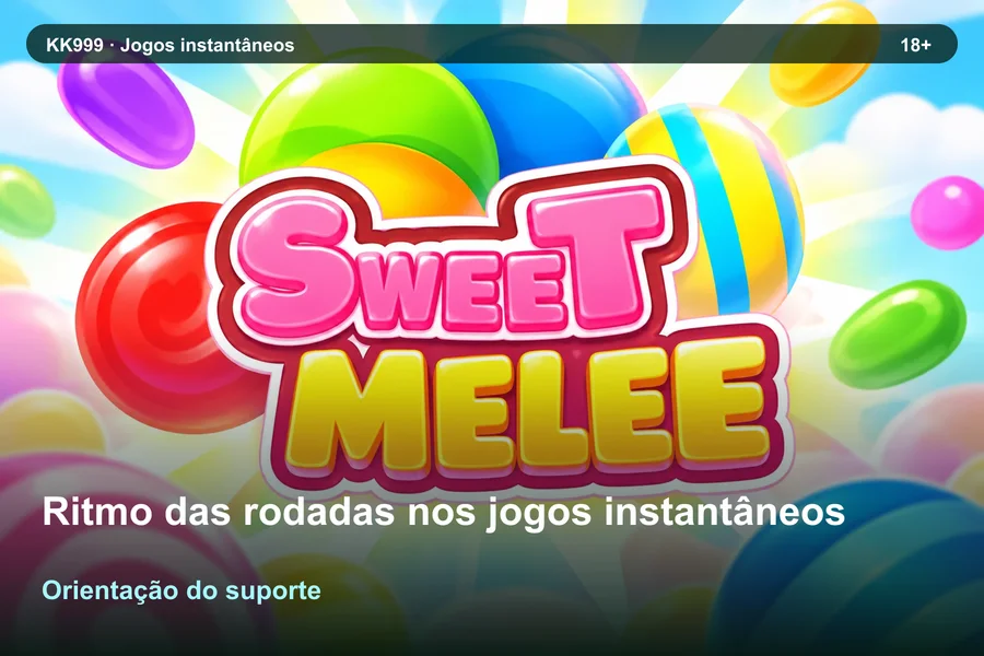 Perguntas sobre ritmo das rodadas nos jogos instantâneos: como pedir orientação | KK999, arte original KK999 em alta resolução
