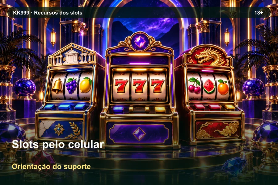 Perguntas sobre slots pelo celular: como pedir orientação | KK999, ilustração temática gerada por IA