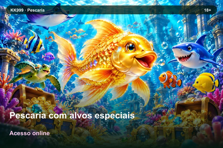 Pescaria com alvos especiais online: o que observar na KK999, ilustração temática gerada por IA