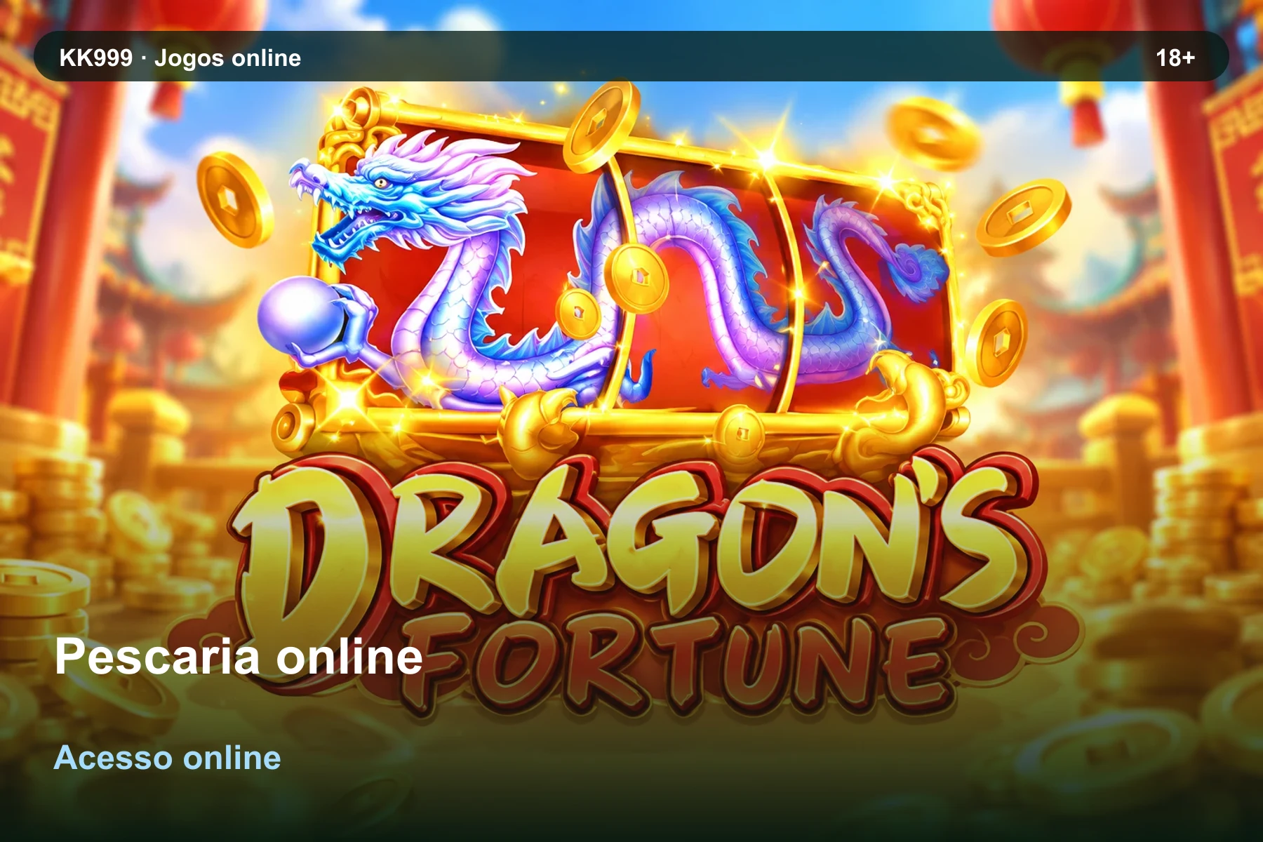 Pescaria online: o que observar na KK999, arte original KK999 em alta resolução