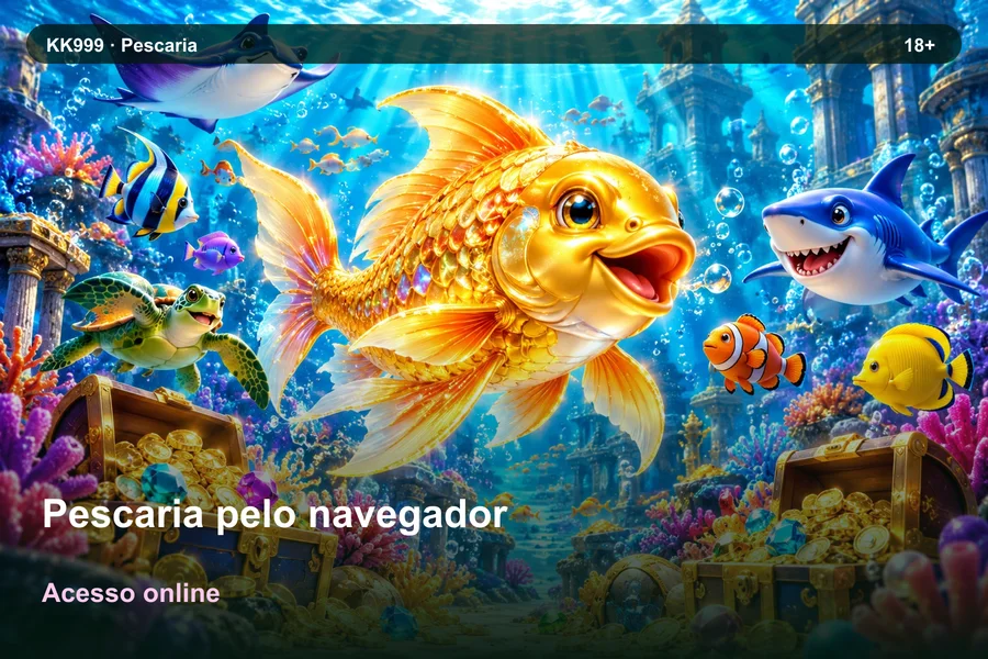Pescaria pelo navegador online: o que observar na KK999, ilustração temática gerada por IA