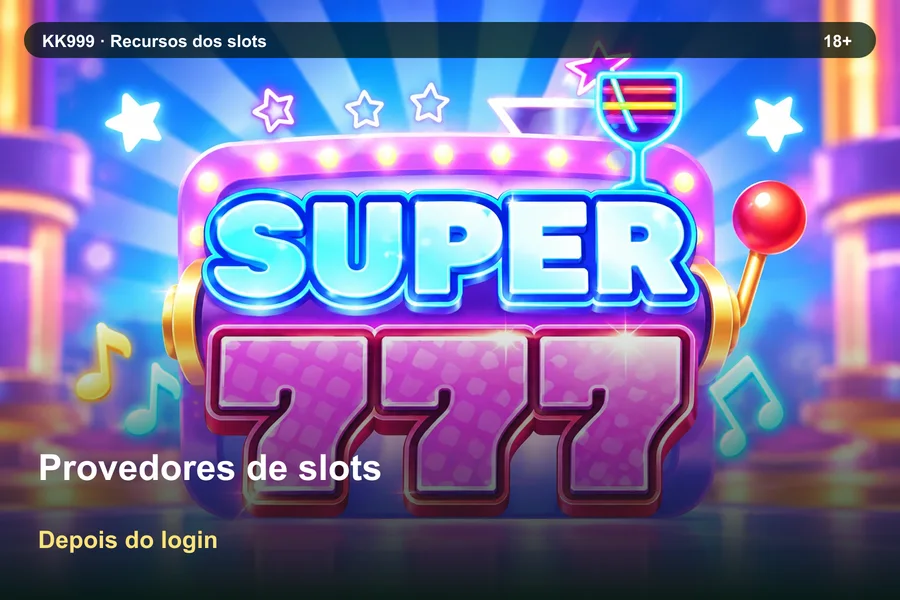 Provedores de slots: leitura antes de participar | KK999, arte original KK999 em alta resolução