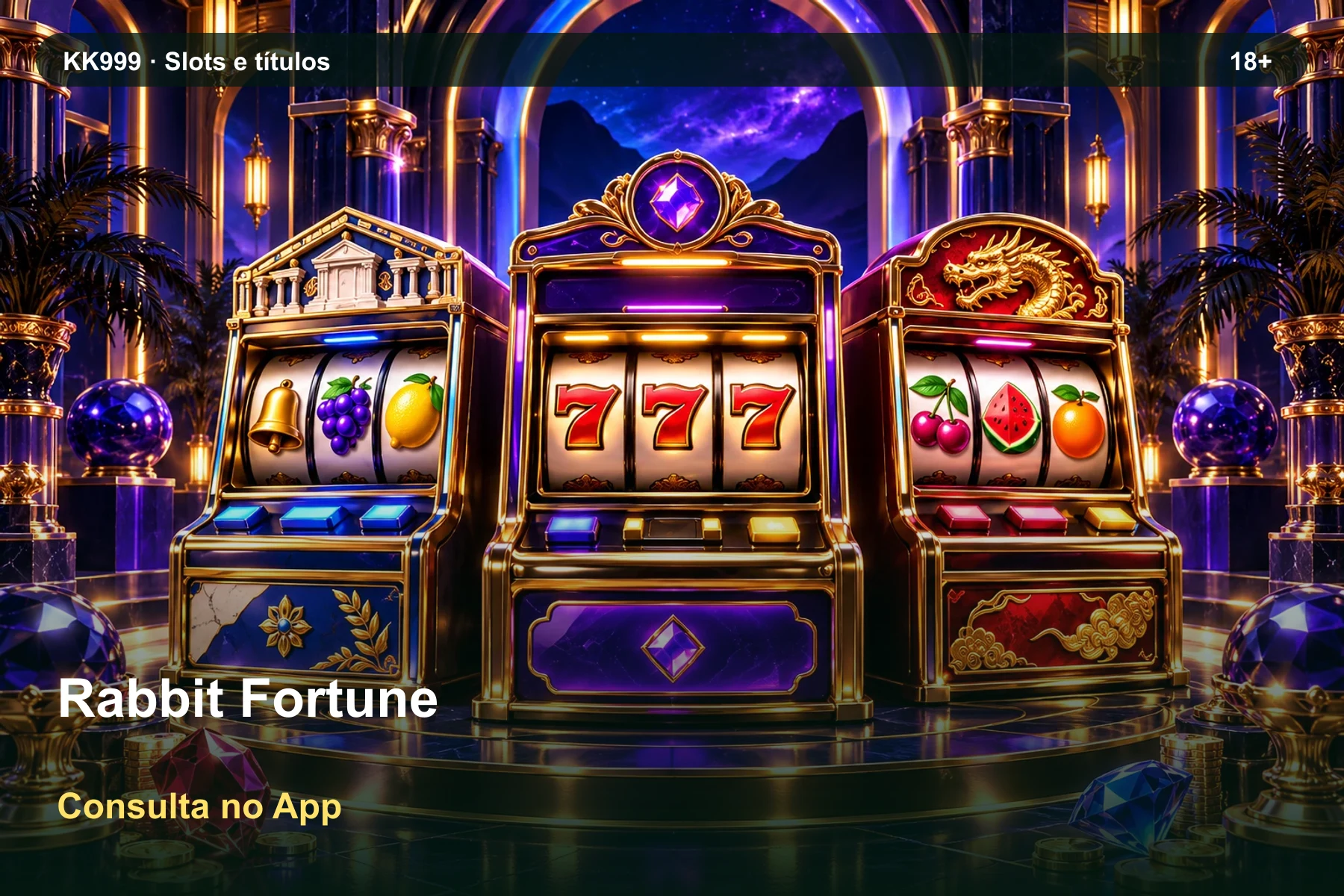 Rabbit Fortune pelo celular: guia KK999, ilustração temática gerada por IA