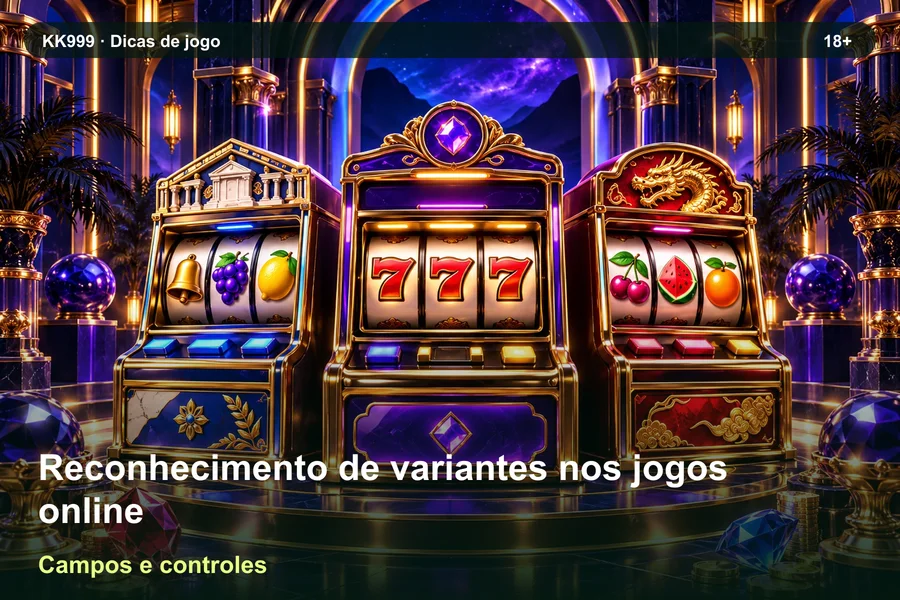 Reconhecimento de variantes nos jogos online: onde consultar a ajuda | KK999, ilustração temática gerada por IA