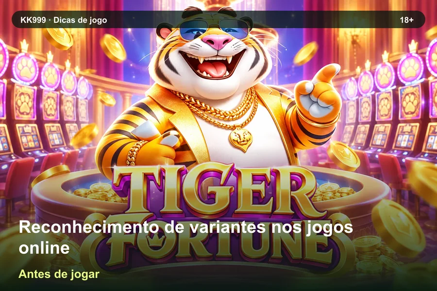 Reconhecimento de variantes nos jogos online: primeiros passos no guia KK999, arte original KK999 em alta resolução