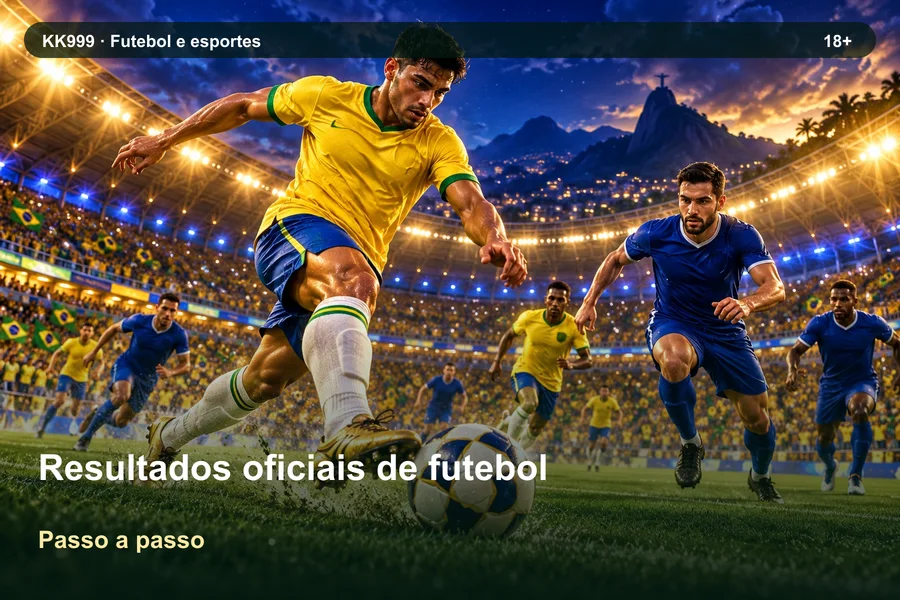Resultados oficiais de futebol na KK999: regras e conceitos, ilustração temática gerada por IA
