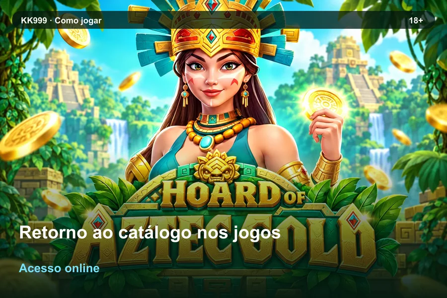 Retorno ao catálogo nos jogos online: o que observar na KK999, arte original KK999 em alta resolução