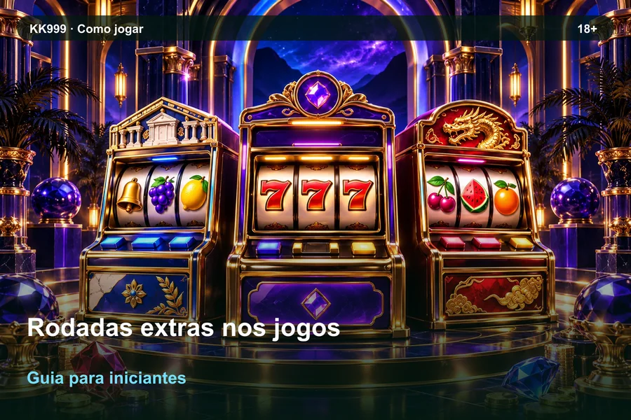 Rodadas extras nos jogos: guia KK999 para iniciantes, ilustração temática gerada por IA