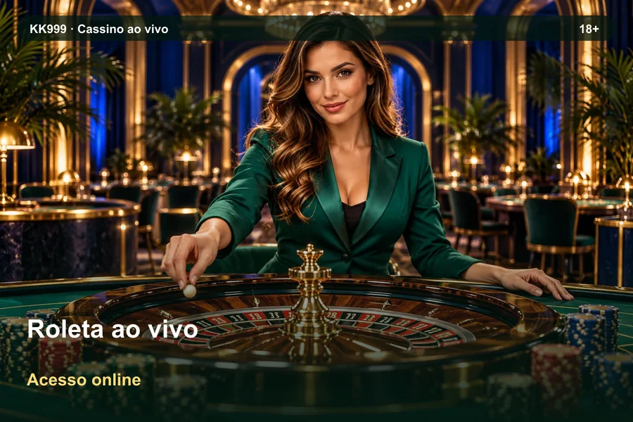 Roleta ao vivo online: o que observar na KK999, ilustração temática gerada por IA