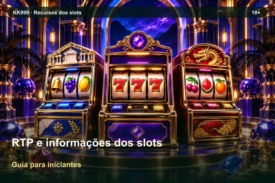 RTP e informações dos slots: guia KK999 para iniciantes, ilustração temática gerada por IA