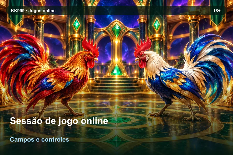 Sessão de jogo online: onde consultar a ajuda | KK999, ilustração temática gerada por IA