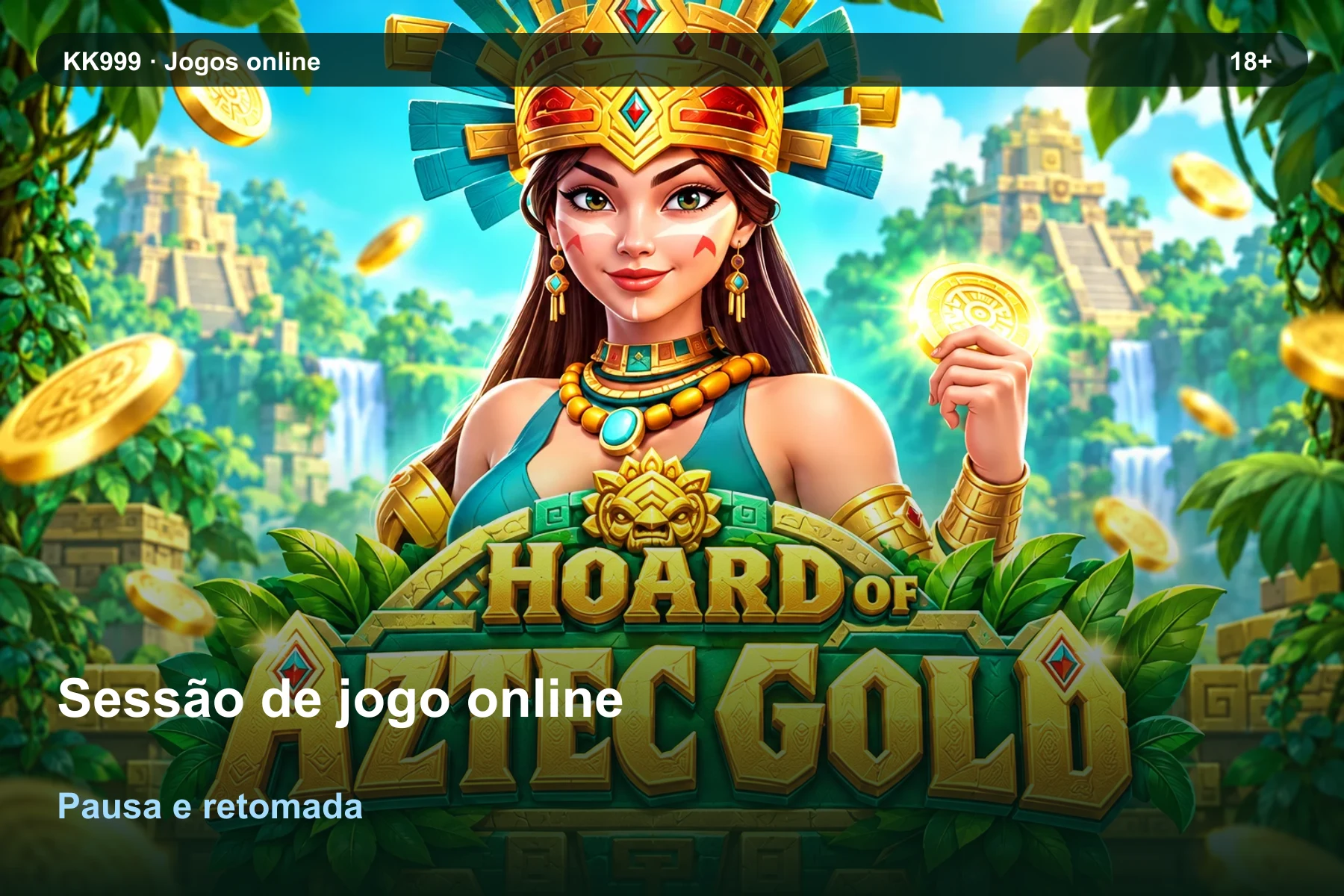 Sessão de jogo online: pausa e retomada da consulta | KK999, arte original KK999 em alta resolução
