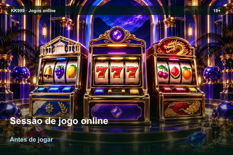 Sessão de jogo online: primeiros passos no guia KK999, ilustração temática gerada por IA