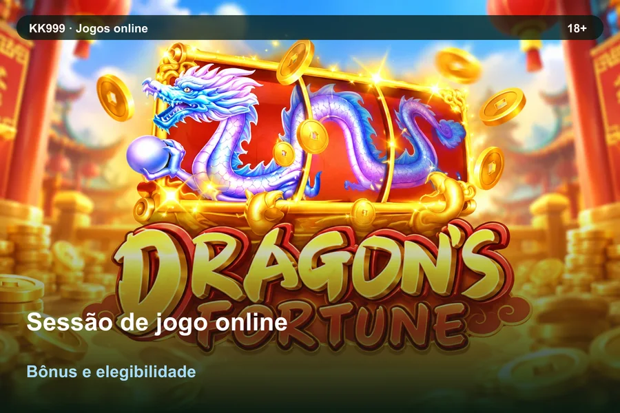 Sessão de jogo online: recursos e limitações | KK999, arte original KK999 em alta resolução