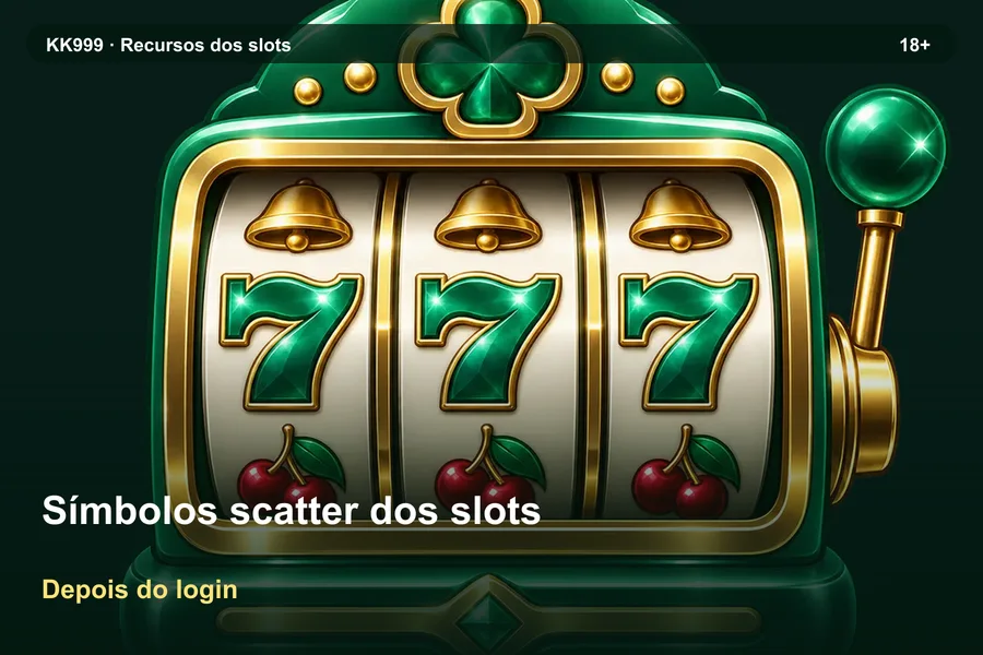 Símbolos scatter dos slots: leitura antes de participar | KK999, arte original KK999 em alta resolução