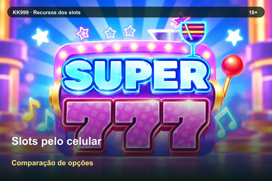 Slots pelo celular: diferenças entre variantes | KK999, arte original KK999 em alta resolução