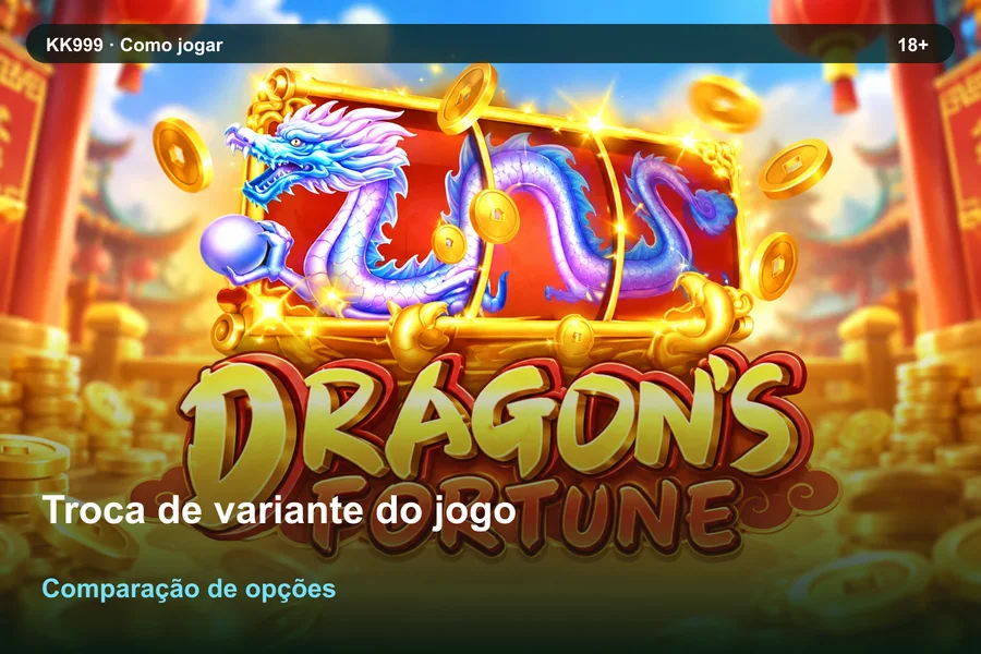 Troca de variante do jogo: diferenças entre variantes | KK999, arte original KK999 em alta resolução