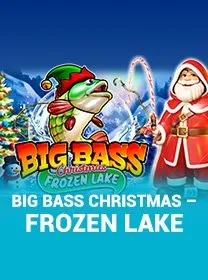 Capa de Big Bass Christmas Frozen Lake
