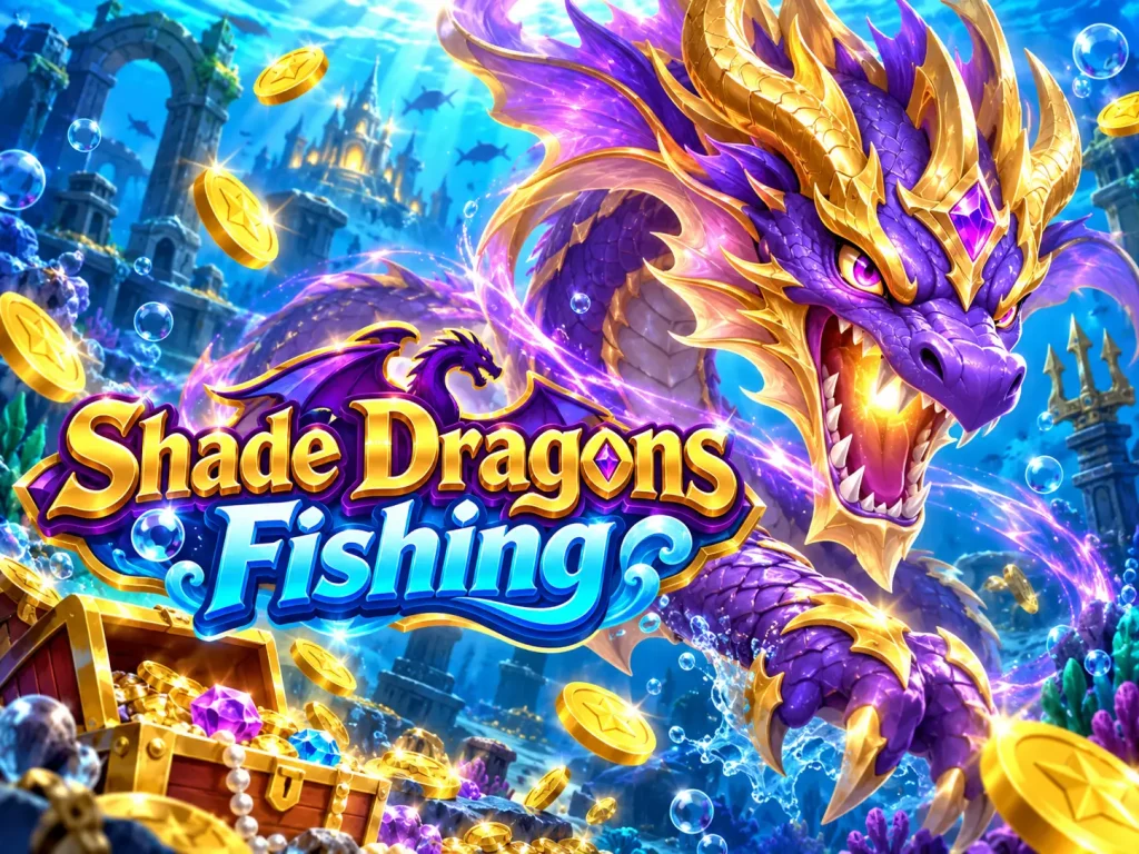 Shade Dragons Fishing jogo de pescaria com dragões e fantasia na KK999