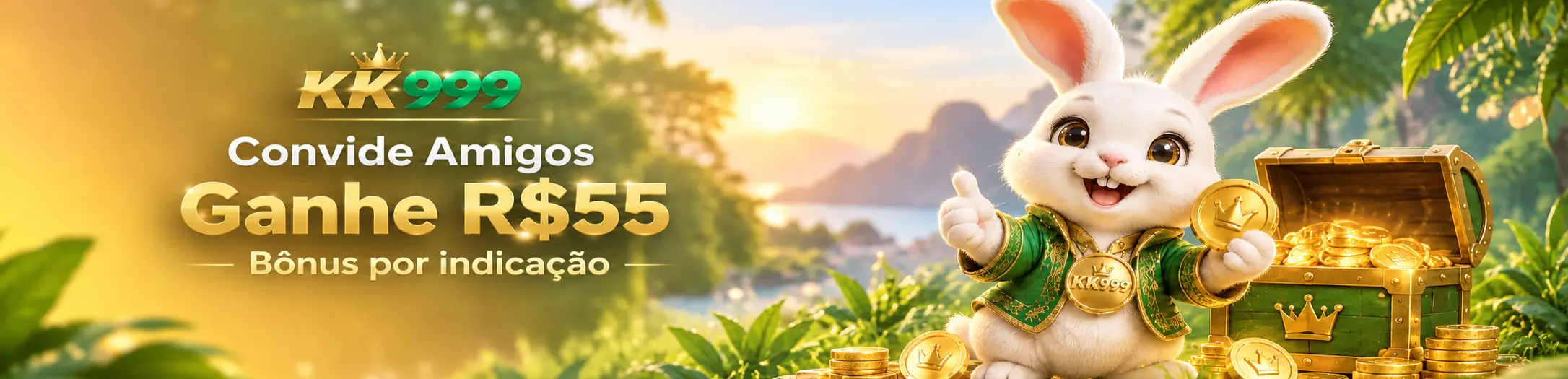 KK999: Convide Amigos e Ganhe R$55 — bônus por indicação