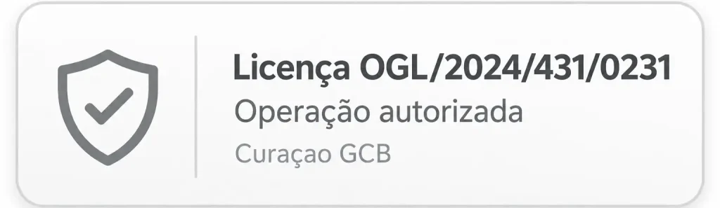 Licença CGA da KK999 em Curaçao OGL/2024/431/0231