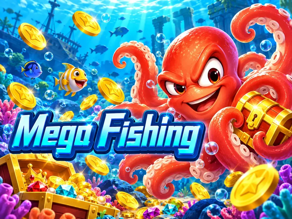 Mega Fishing jogo de pescaria clássica na KK999