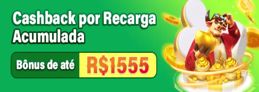 Cashback por recarga acumulada KK999 de até R$1555