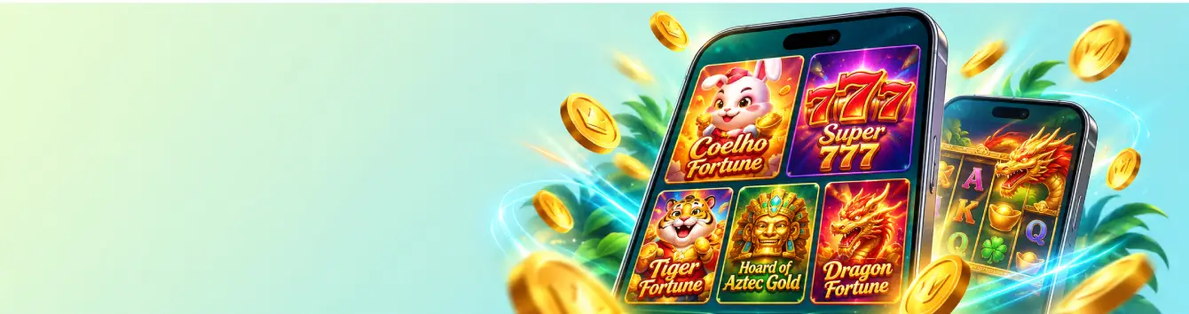 Banner original dos slots KK999 pelo celular
